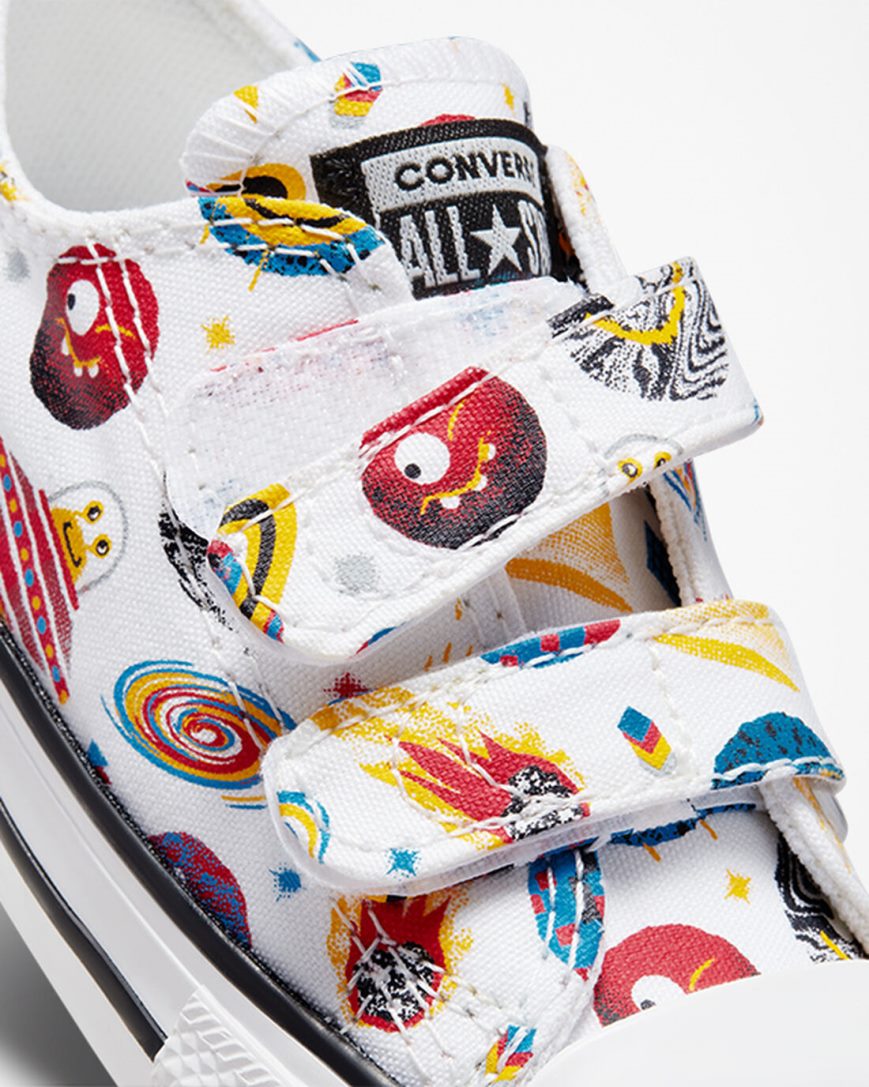 Tenisky Nizke Converse Chuck Taylor All Star Easy-On Space Cruiser Chlapcenske Biele Červené | SK UISKE6